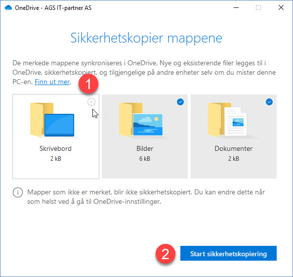 Hvordan sikkerhetskopiere dokumenter, bilder, skrivebord i Hvordan sikkerhetskopiere dokumenter, bilder, skrivebord i